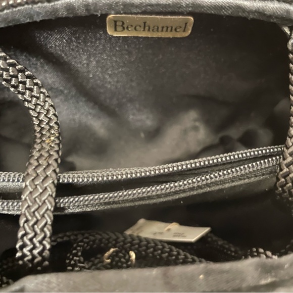 Black Fully - Beaded Hard Case Clutch and Shoulder Bag Purse - Picture 5 of 8